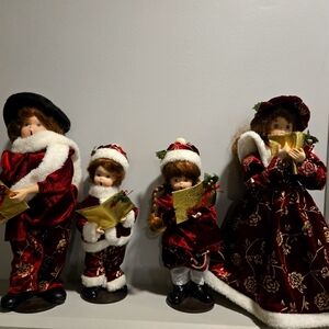 Vintage windup carollers